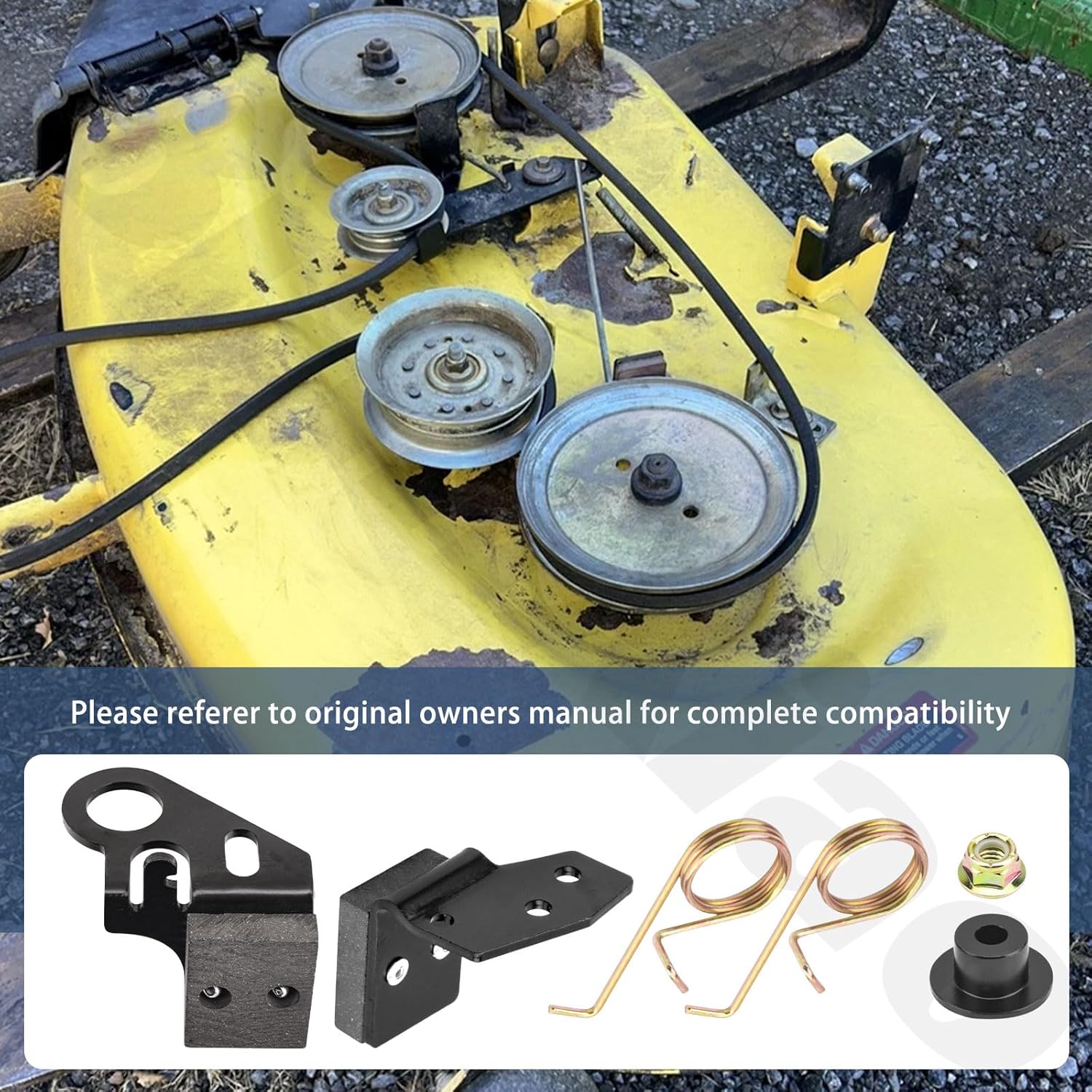 983-05396 Left Hand Deck Brake 983-05182B Right Hand Deck Brake 738-05272 Double Shoulder Spacer 732-08321 Spring Kit for Cub Cadet XT Series CC 600 Replaces 983-05182B 683-05182B 683-05396