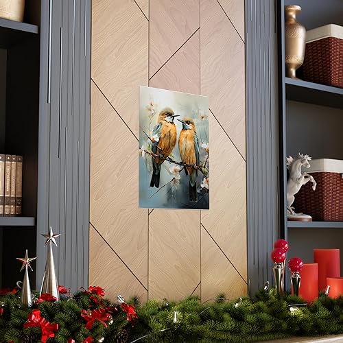 Miniatura 4 de CAPITUNEISKINEPA Bee Eater Bird Bird Poster Gifts Bee Eater Couple On Tree - Cute Posters For Room Aesthetic Large Poster 24" x 36"