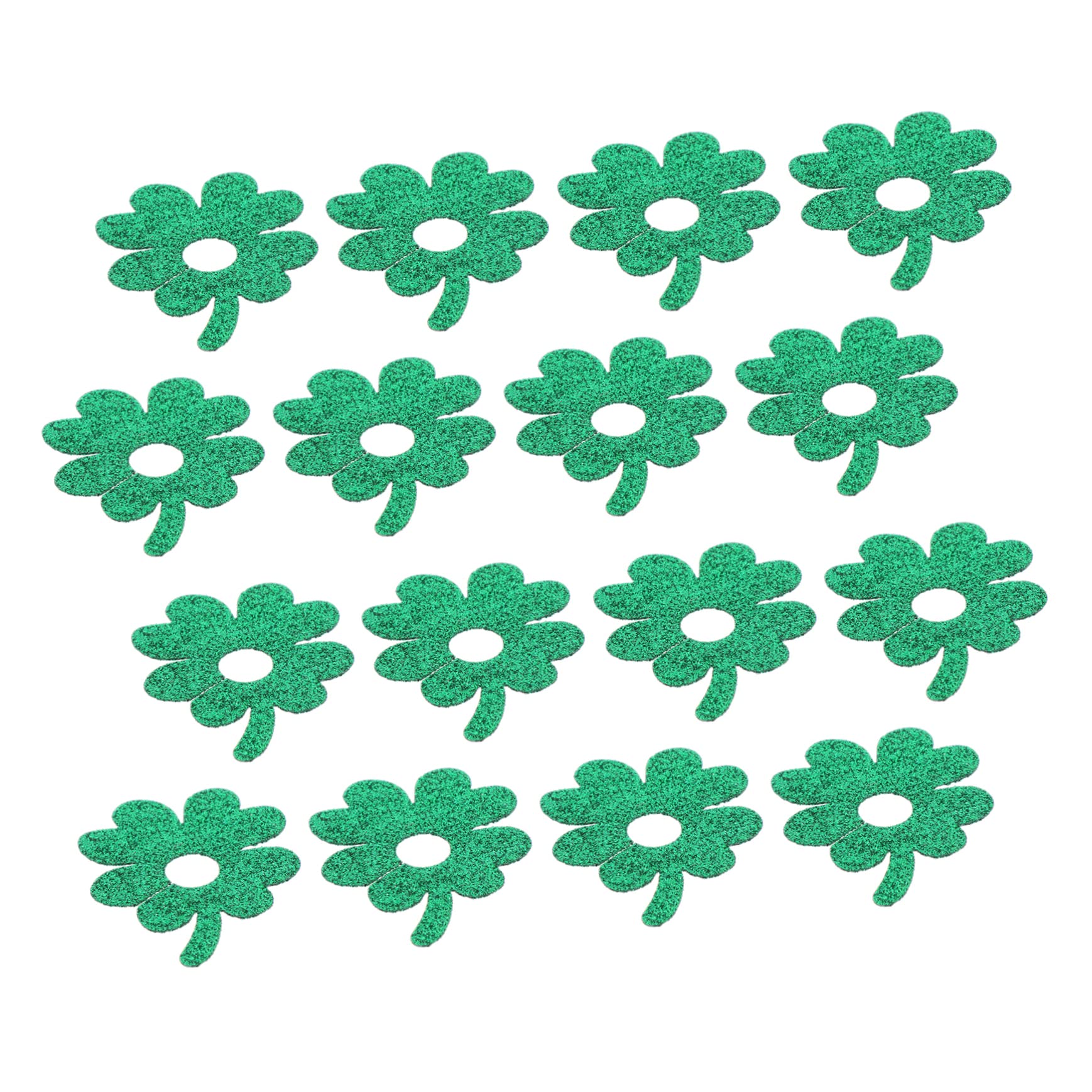 ABOOFAN 12pcs Patrick's Day Clover Charm Tags for Parties and Deform Resistant Drink Markers for Celebrations and Gatherings