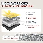 WALSER Premium Sonnenschutz Auto Frontscheibe mit Seitenspiegelschutz S, Frontscheibenabdeckung Sommer – Produktbild 9