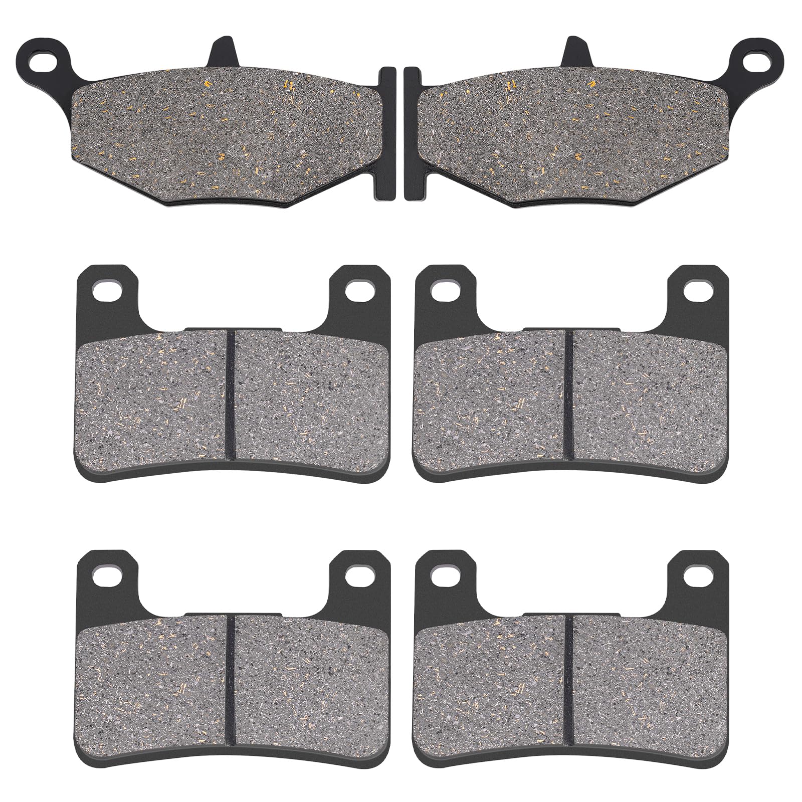 Front & Rear Brake Pads for Suzuki GSXR600 GSXR750 K6/K7/K8/K9/L0 2006-2010, GSXR1000 K7/K8 2007-2010, GSX1300 Hayabusa 2008-2012, DL1000 DL1000XT Vstrom 1000 2014-2020