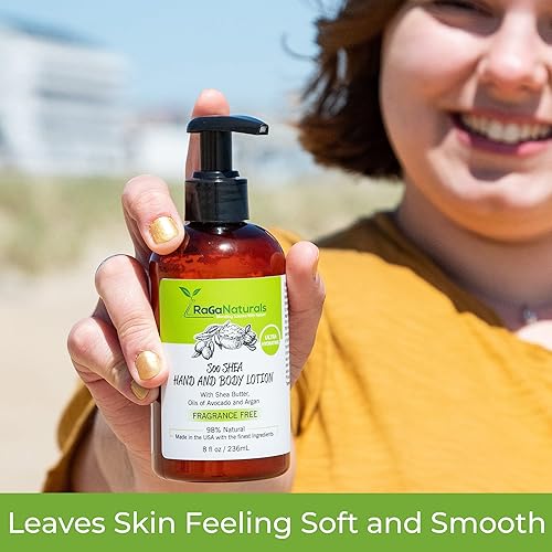 Miniatura 6 de RaGaNaturals Loción corporal sin fragancia de 16 onzas líquidas y crema corporal de 8 onzas líquidas, hidratante ultra hidratante para mujeres,