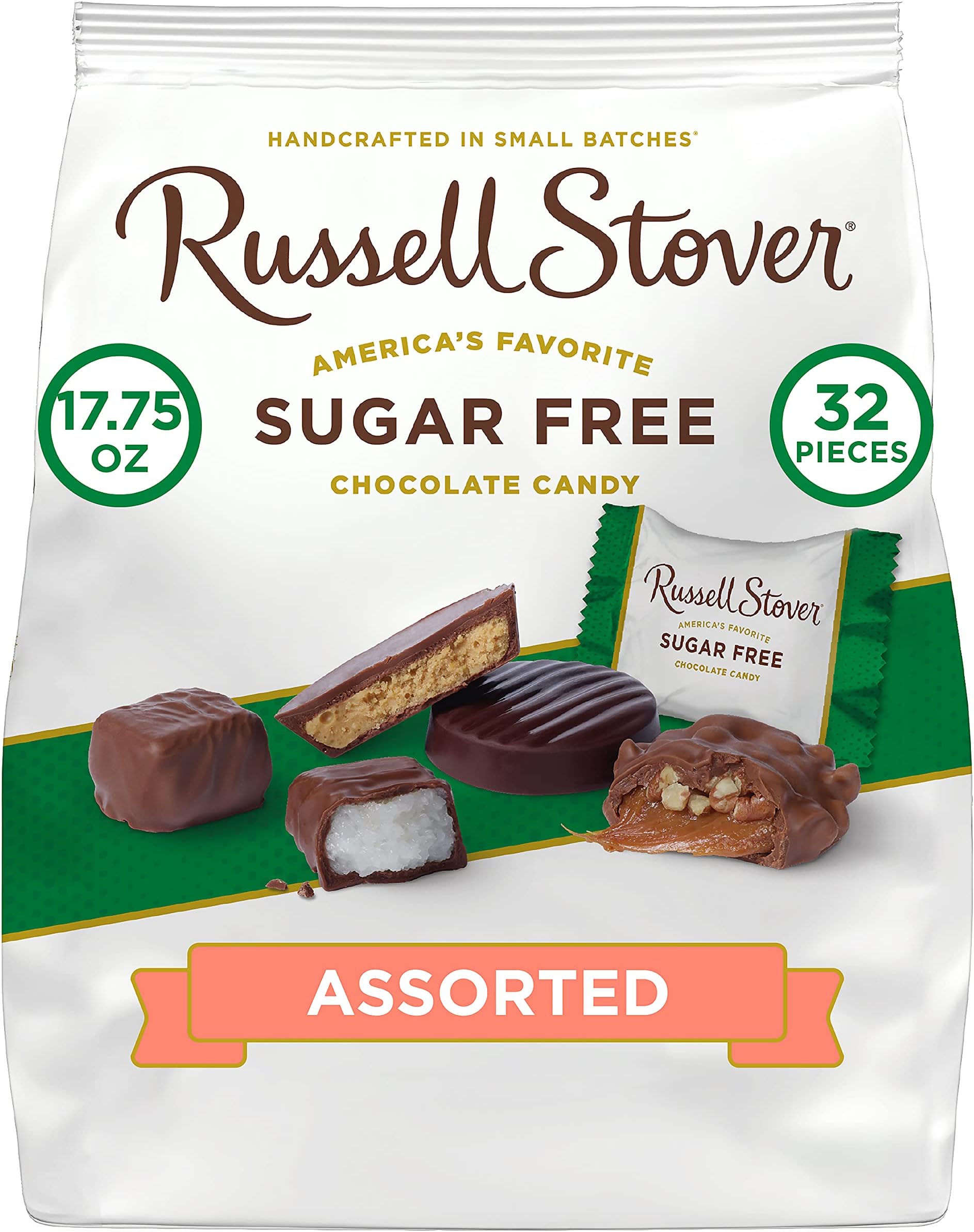 Sugar Free Assortment Variety Pack, 1.1 Pound Bag (Pack of 4)