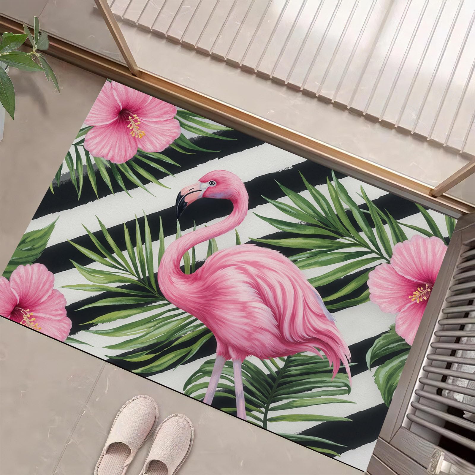 Tapis antidérapant et lavable contre les glissades et les taches du quotidien