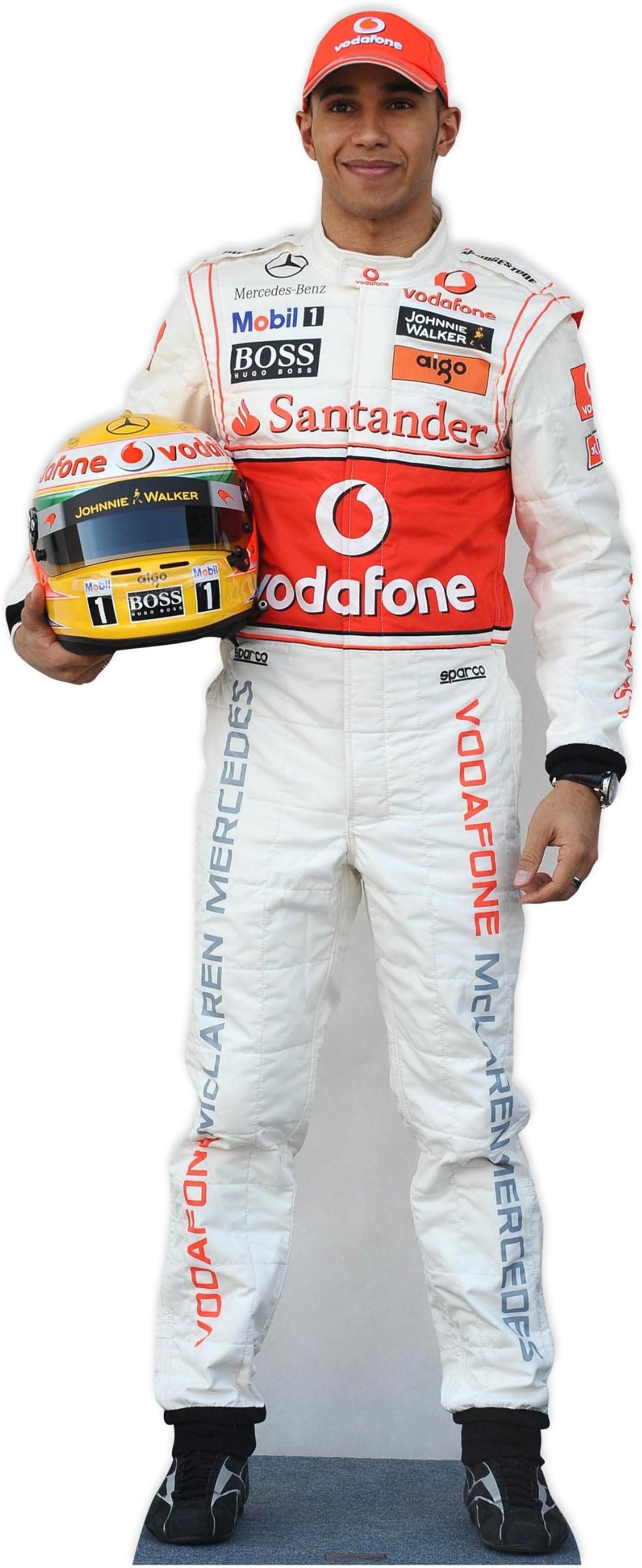 Lewis Hamilton 176cm Lifesize Cardboard Cutout