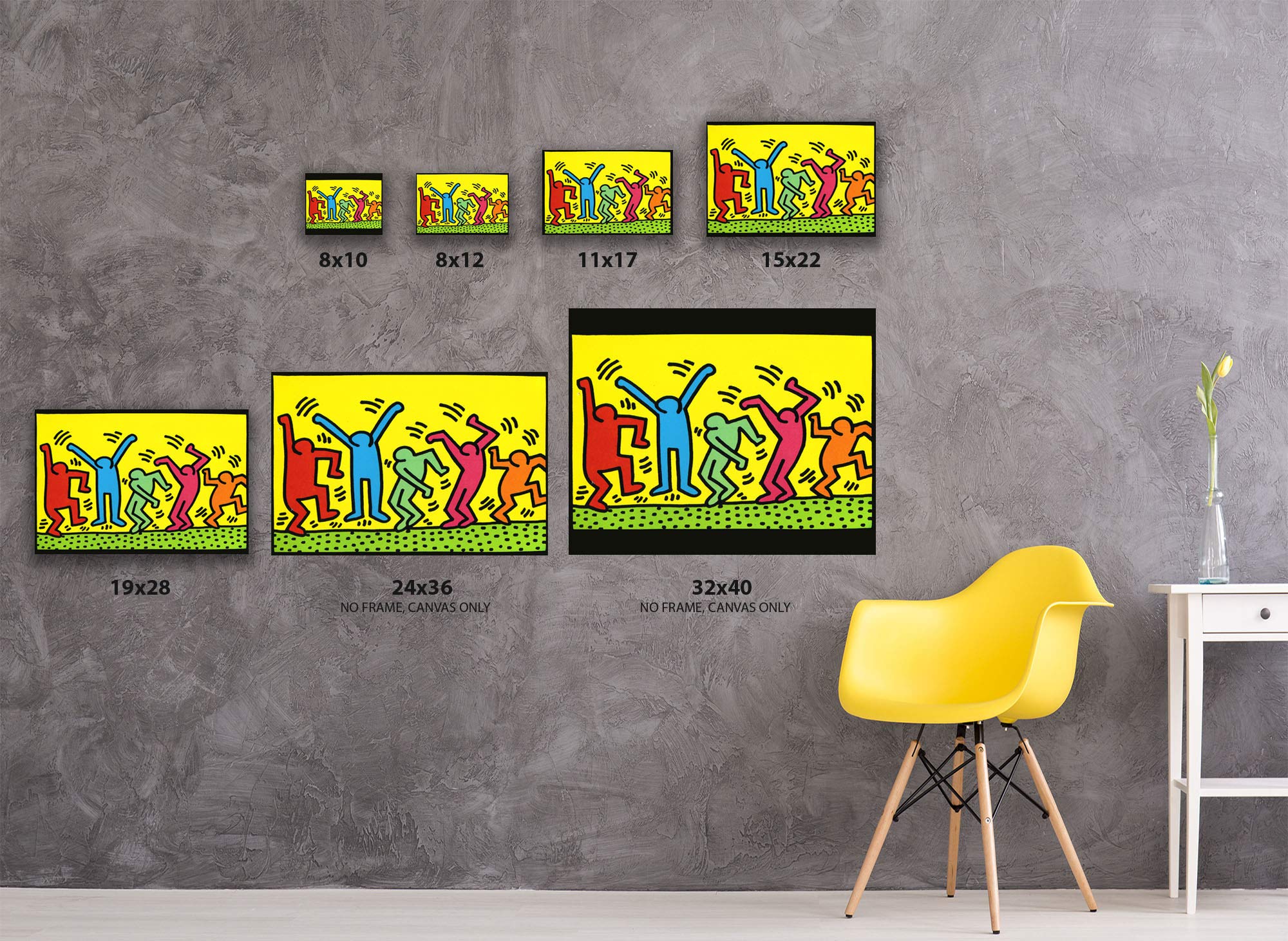 Amazon｜キース・ハーリング ポップアート ダンサーズ