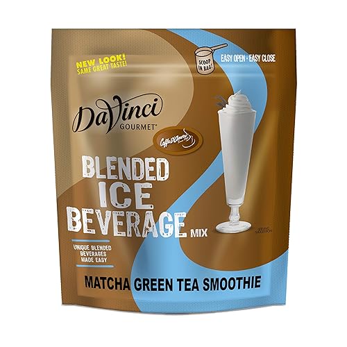 Frappe Freeze Matcha Batidos de té verde mezclado mezcla de bebidas, 3 libras