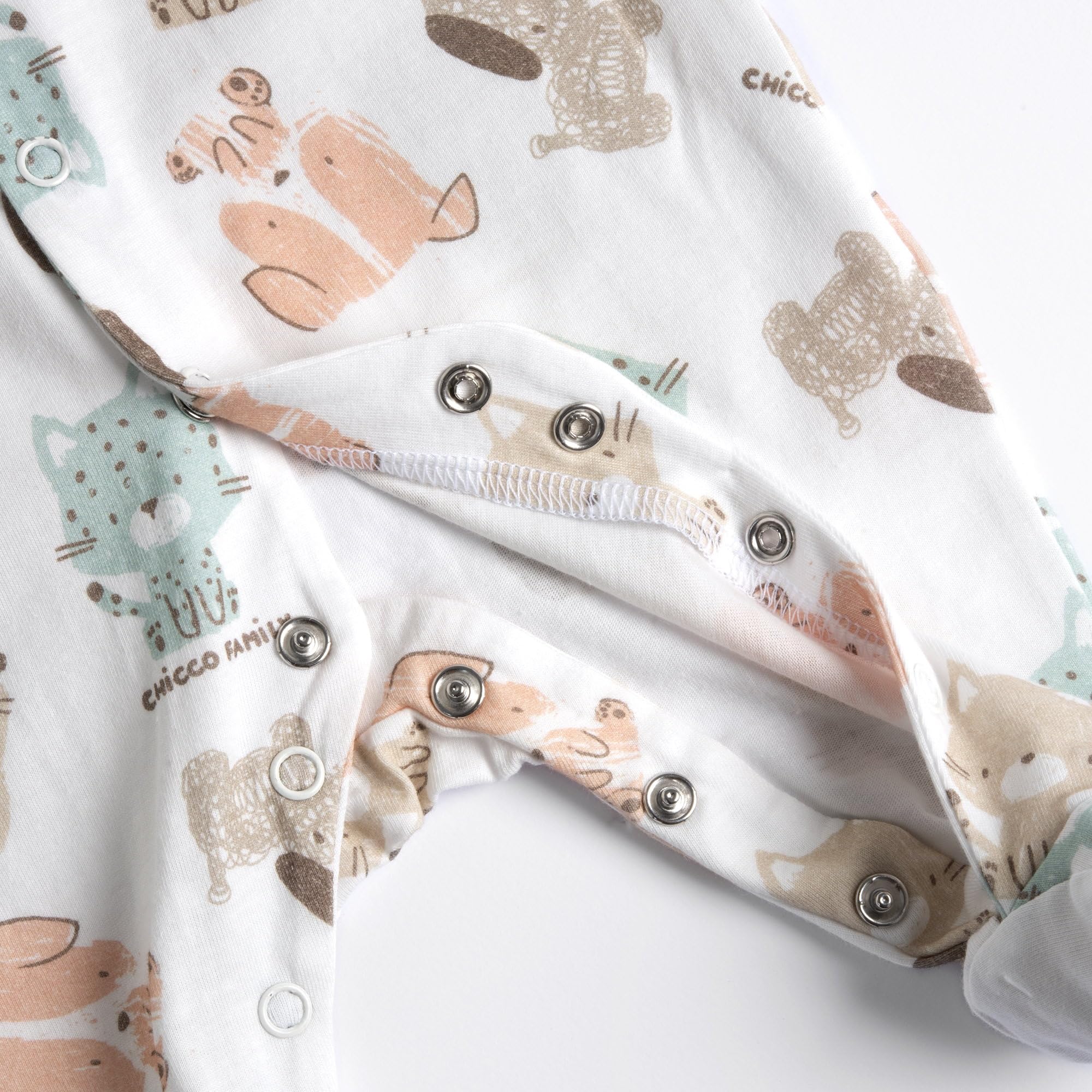 Chicco Tutina con Apertura Frontale Pigiamino per Bambino e Neonato Unisex-Bimbi