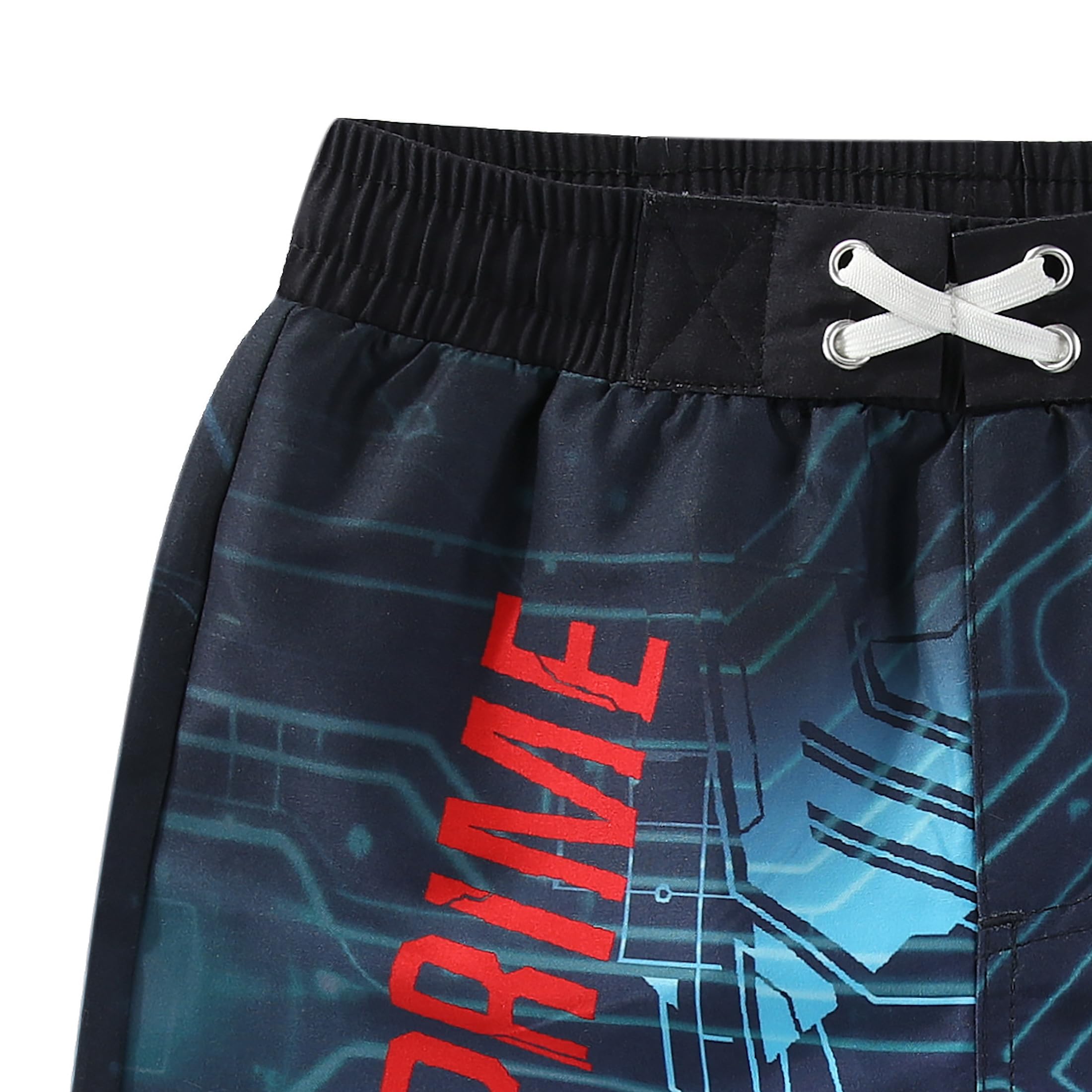 Transformers Optimus Prime Jungen Badehose mit LSF 50+, Badehose für große Kinder