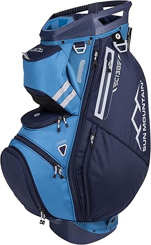 Vista 17 de Sun Mountain C-130 2025 - Bolsa de golf de 14 vías con divisores de longitud completa y 11 bolsillos para máxima comodidad, bolsa ligera