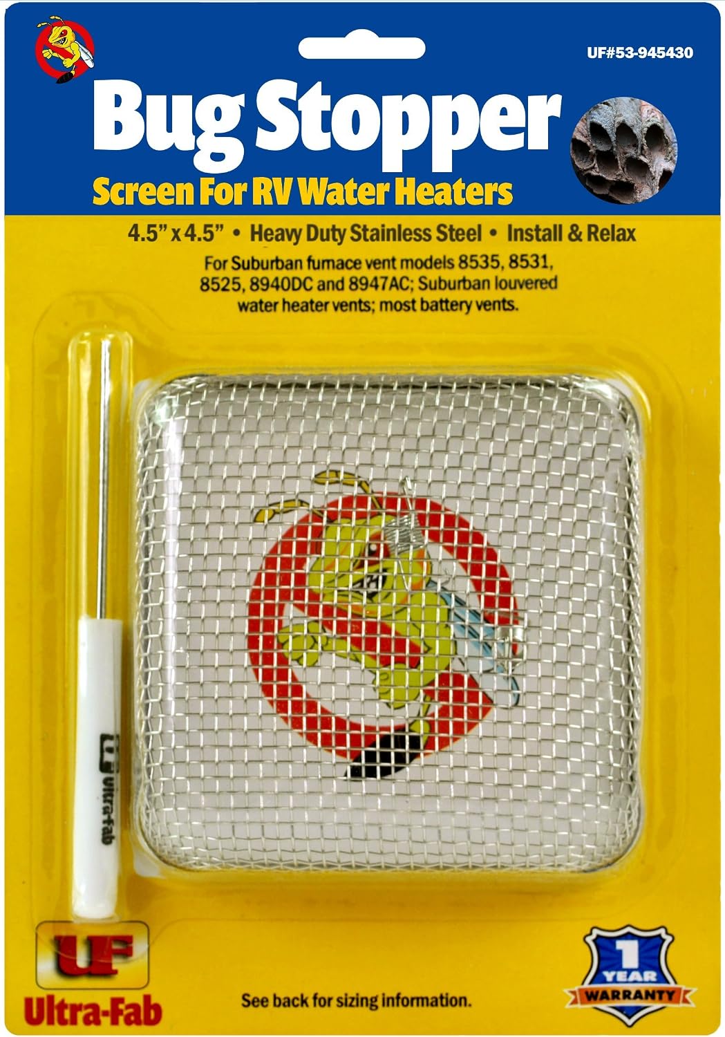 Ultra-Fab Bug Stopper (Suburban Furnace) (53-945430)