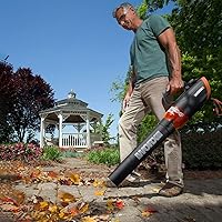 Vista 2 de WORX WG520 Turbine 600 Soplador de hojas eléctrico con cable , negro