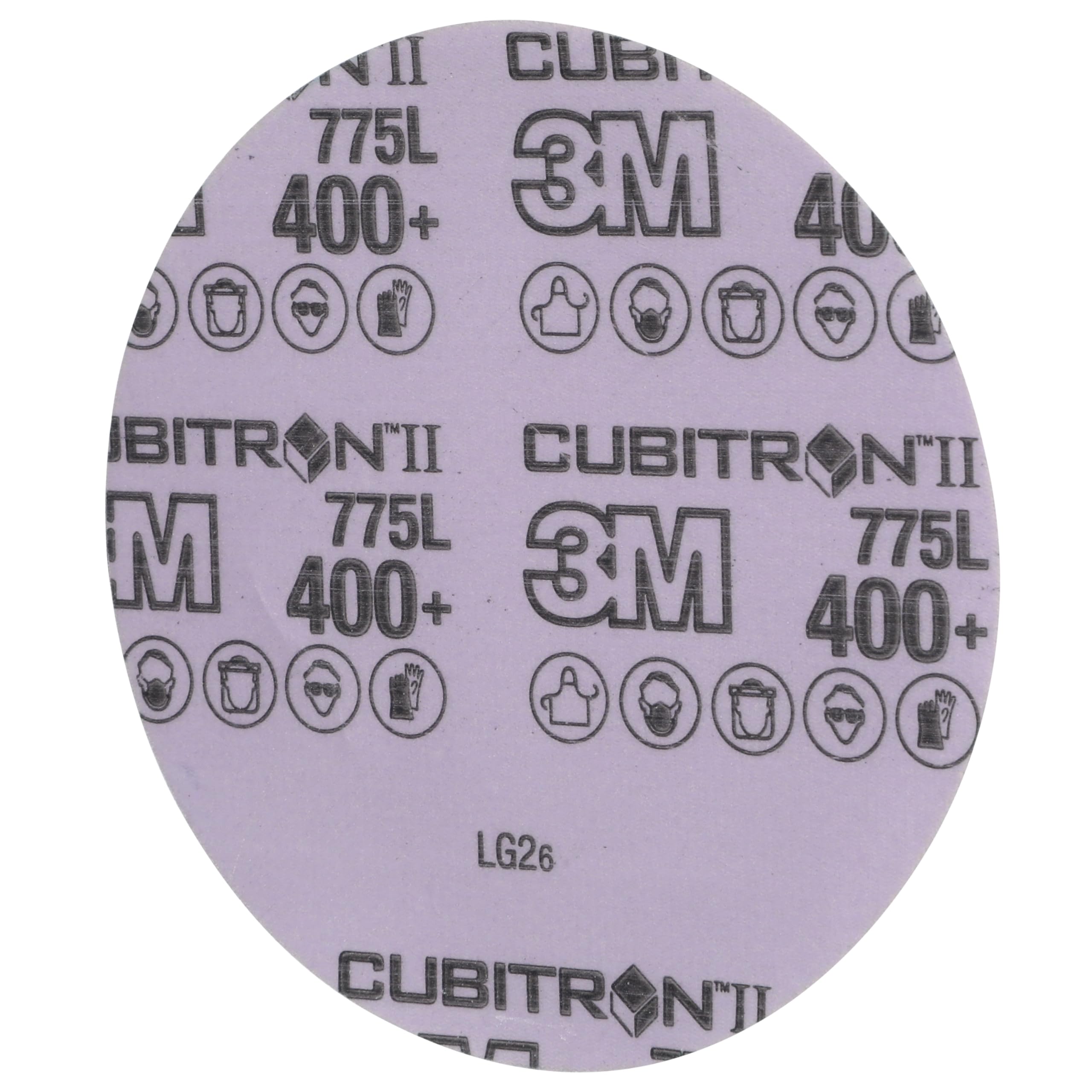 3M Cubitron II Hookit Disco de Film 775L, 125 mm, 400+ | Sin Agujeros 50 discos/caja