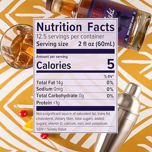 Vista 16 de Philters Wiski sin alcohol, alcohol de whisky a prueba cero, bebida alternativa hecha en Estados Unidos, todos los sabores naturales, 25 onzas