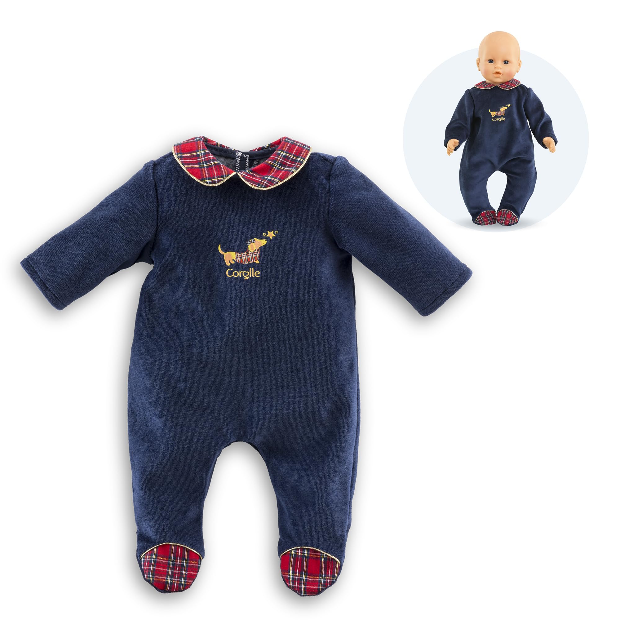 Corolle - Pyjama, Corolle en Fêtes, vêtement, pour Poupon 42cm, dès 2 Ans, 9000160190