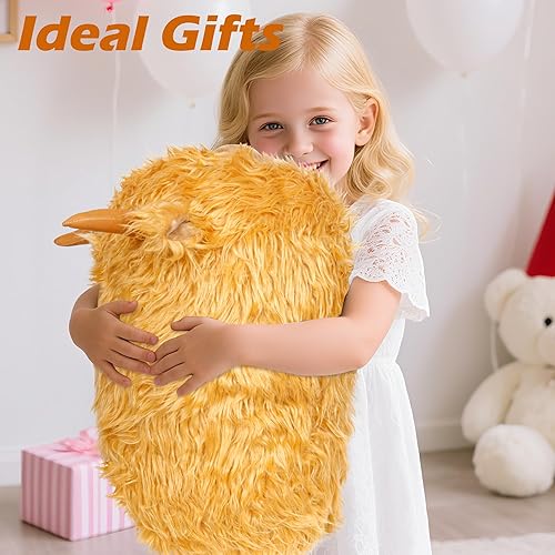 Miniatura 24 de Wepop Peluche Capybara de 20 pulgadas, lindo peluche de Capybara, almohadas de peluche, regalos para niños, adultos, niños y niñas