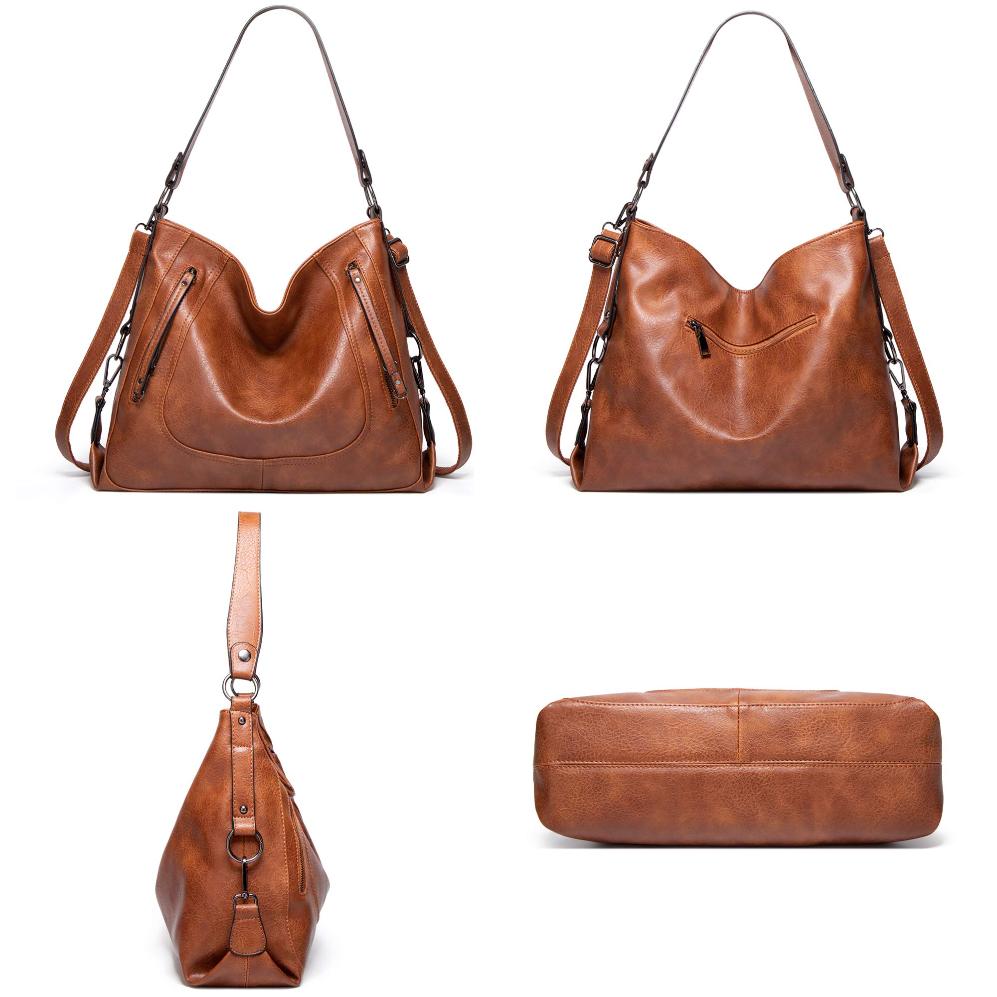 Bolsas de hombro para las mujeres Tote bolsos bolsos de mano suave vegano de cuero hobo bolsas de diseño clásico bolsas de trabajo cubo mujer bolso bolso bolso