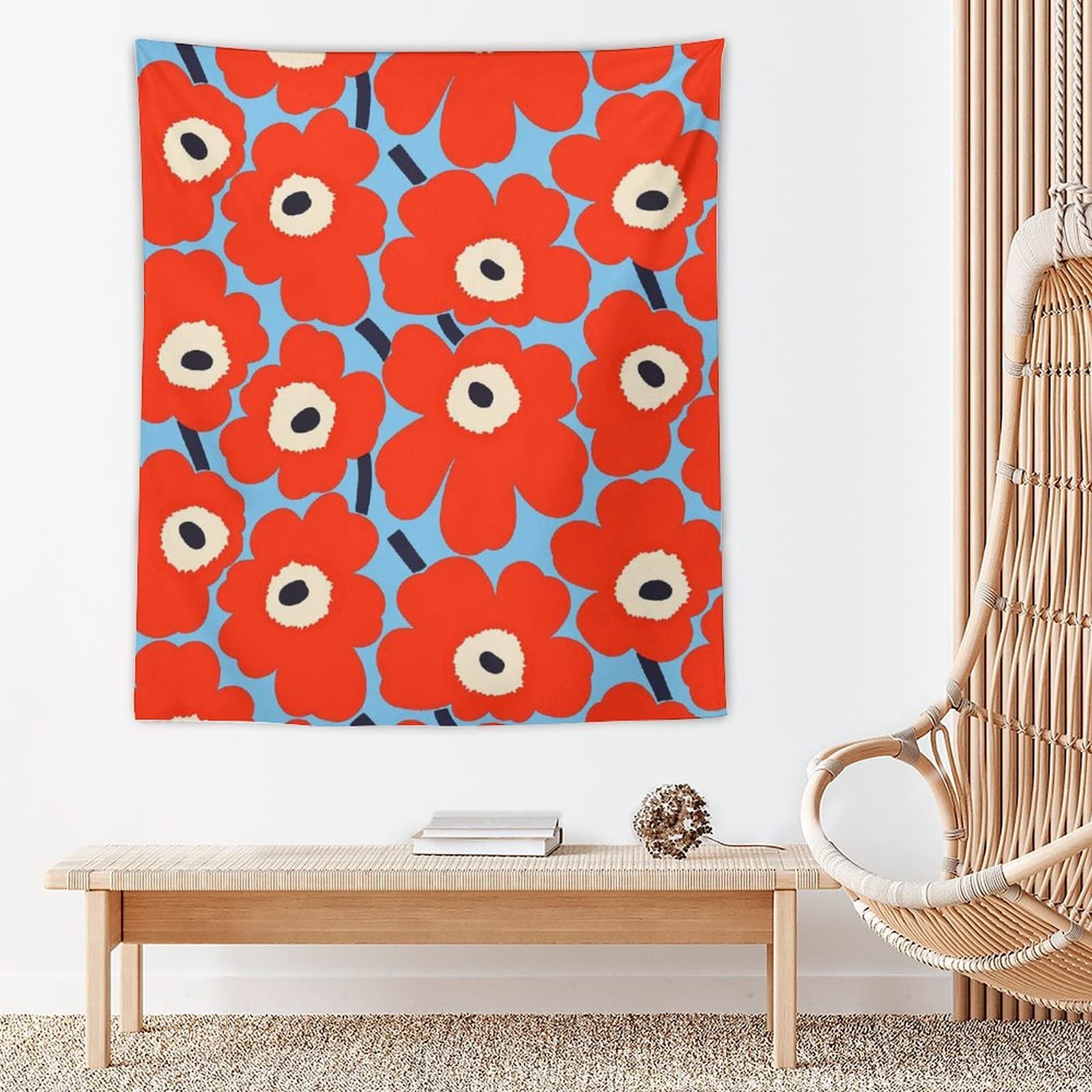 Amazon.co.jp: マリメッコ タペストリー,モダン 多機能 おしゃれ