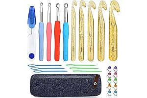 Jumbo Crochet Hook for Giant Chunky Yarn and Bulky Wool Roving