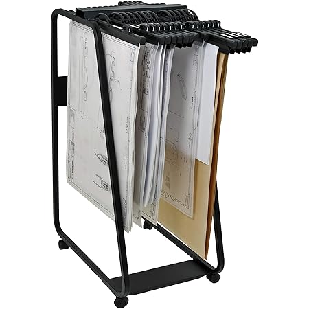 Amazon.com : Hang-A-Plan, Mobile Blueprint Storage Rack Stand, Capacity ...