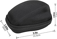 Vista 7 de Aenllosi Estuche de transporte rígido de repuesto para Logitech MX Master 4 / MX Master 3 / MX Master 3S Advanced Wireless Mouse (negro)
