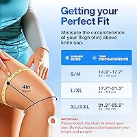 Vista 5 de Rodillera Modvel ELITE para Hombres y Mujeres – Almohadillas de Gel para Rótula y Estabilizadores Laterales para ACL, Desgarro de Menisco, Artritis