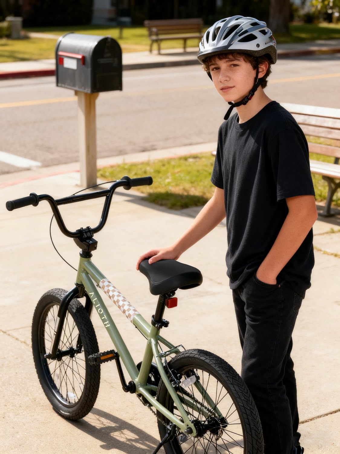 vollsch BMX Style 12 14 16 Inch Kids Bike Training Wheels 20'' Bicycle with Kickstand for 2-14 Years Old Toddlers Boys Girls Coaster Brake Multiple Colors