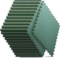 Vista 20 de Tapete de Gimnasio para Casa, Tapete de Ejercicio tipo Rompecabezas, Baldosas de Espuma EVA Entrelazadas para Equipos de Entrenamiento en Casa