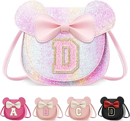 XSUIOY Toddler Purse Girl Wallet for Kids 2-9 Year Old Birthday Gifts,Cute Mouse