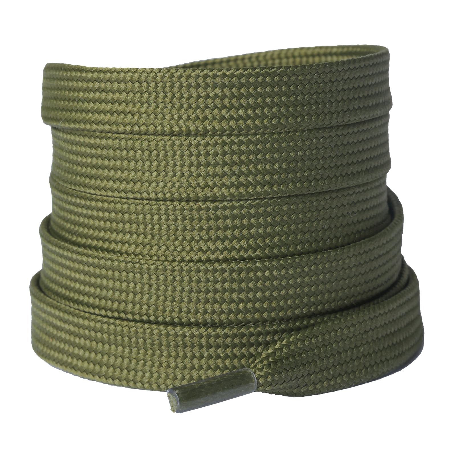 Olukssck - 2 Pares de Cordones Planos, Cordones duraderos de Repuesto de 10 mm de Calidad para Zapatos de Deporte, Zapatos de Ciudad — view 12
