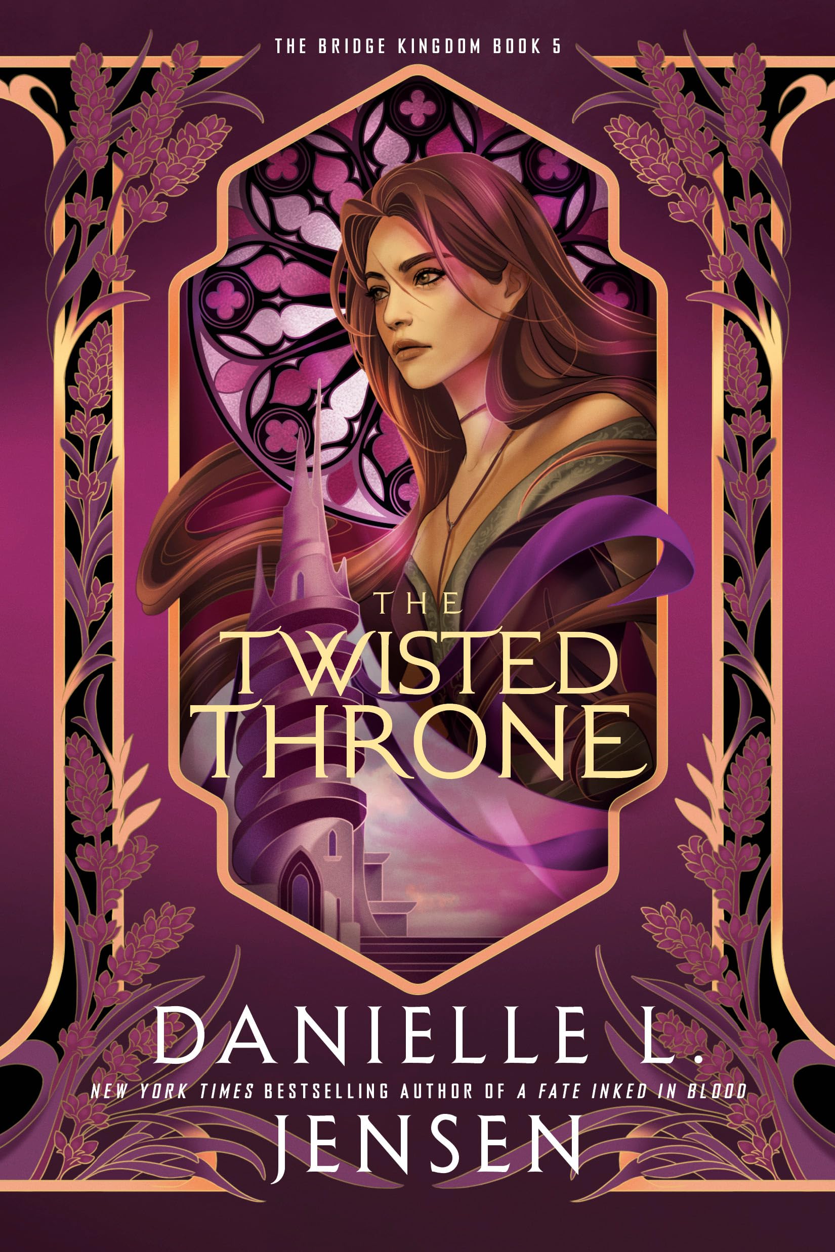 Cover of The Twisted Throne (The Bridge Kingdom Book 5)
