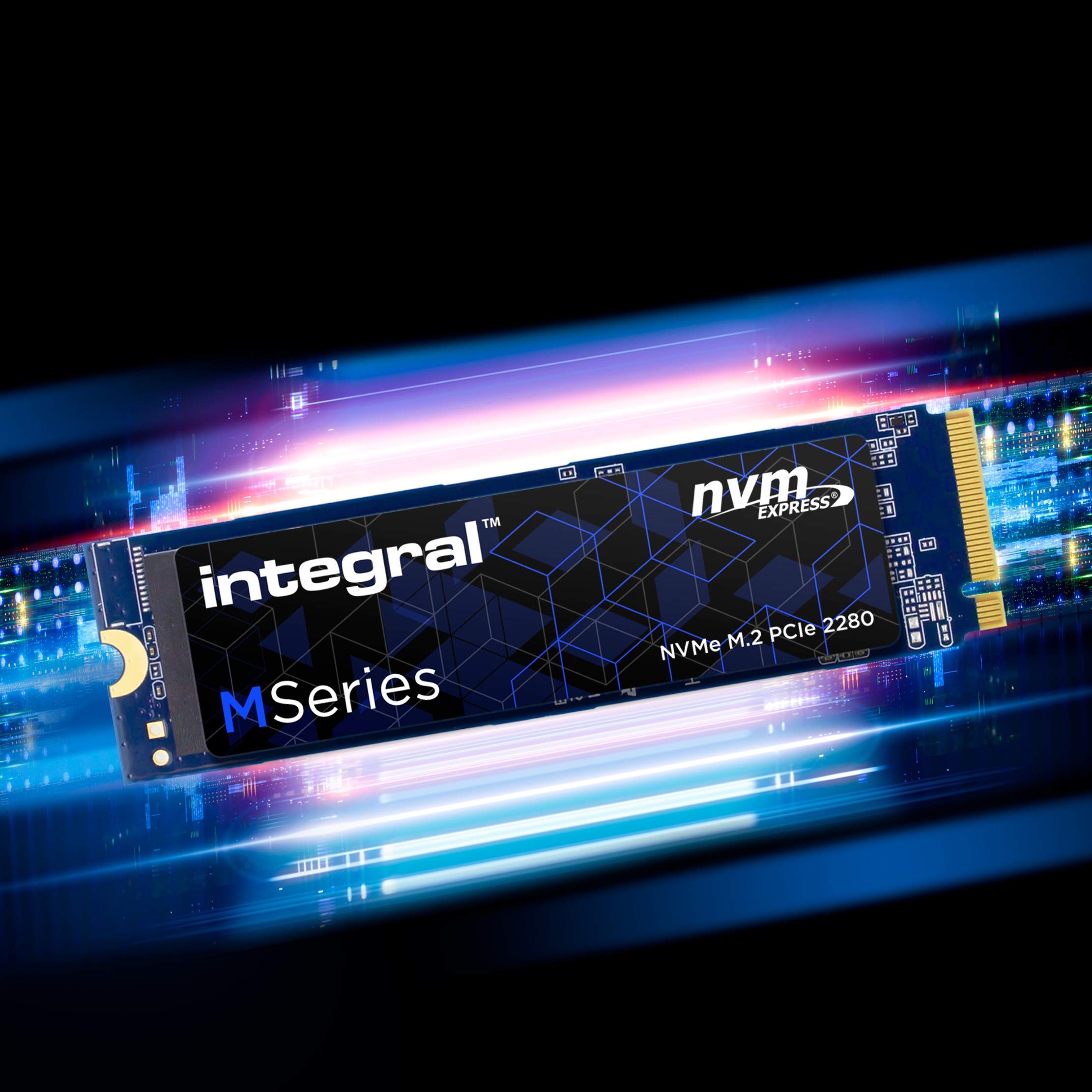 Integral Memory SSD 256 Go M Series M.2 2280 PCIe Gen 3 x 4 NVMe - très haute vitesse Jusqu'à 2000 MB/S en lecture et 1600 MB/S en Ecriture