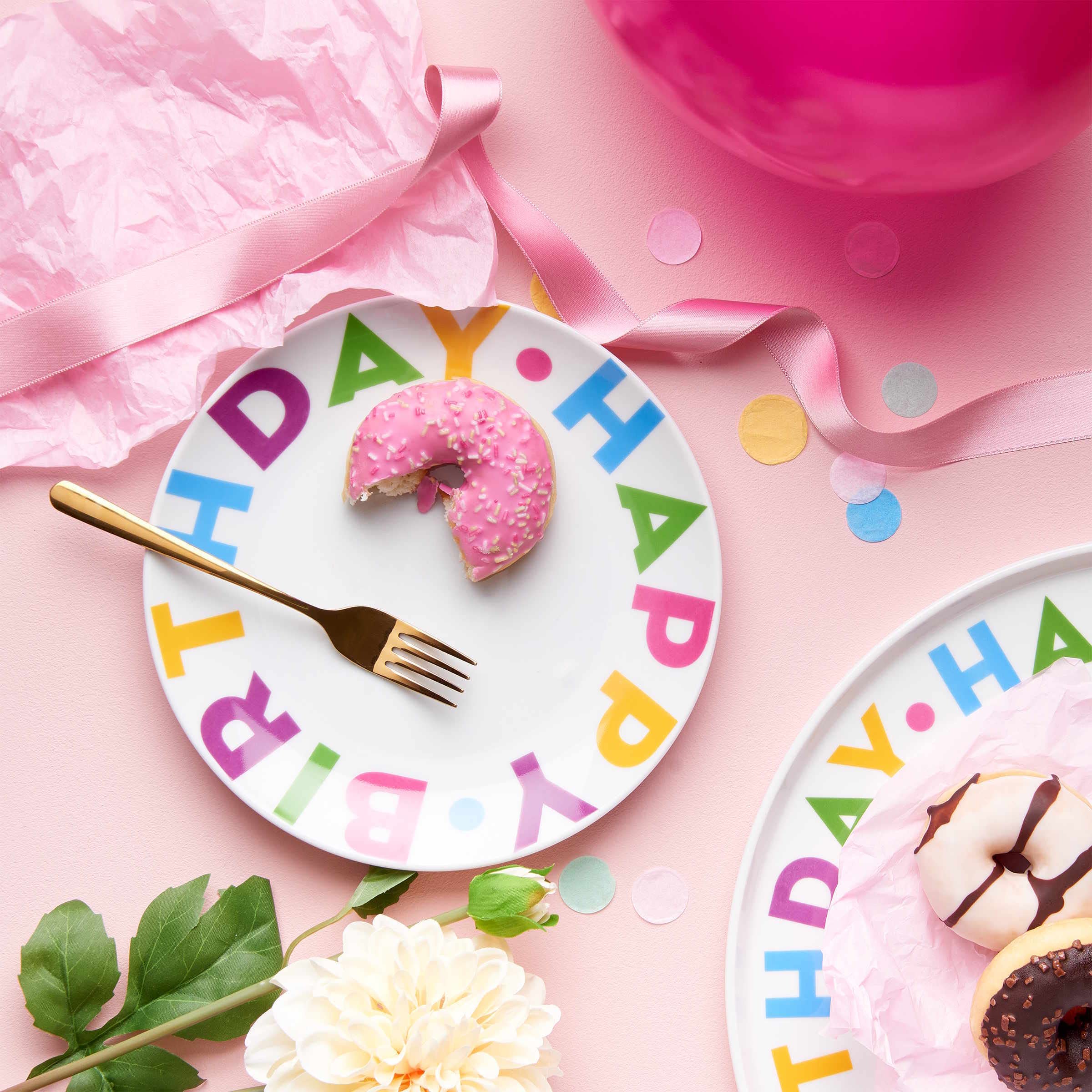 God Bless Birthday Teller & Servietten – Bunte Party-Deko Für Den Geburtstag
