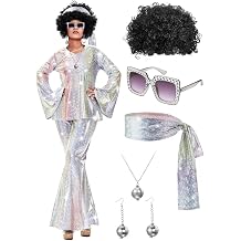 70s Women Disco Outfit Costume, Retro Style, Halloween or Party Theme