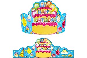 Premium Preschool Birthday Crowns: Vibrant Party Hats for Joyful Celebrations