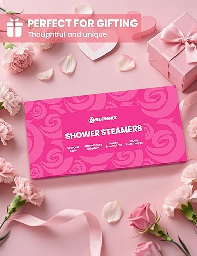 Miniatura 6 de Vaporizadores de ducha para aromaterapia, paquete de 8 bombas de ducha relajantes, regalos de cumpleaños para mujeres y hombres, alivio del estrés y