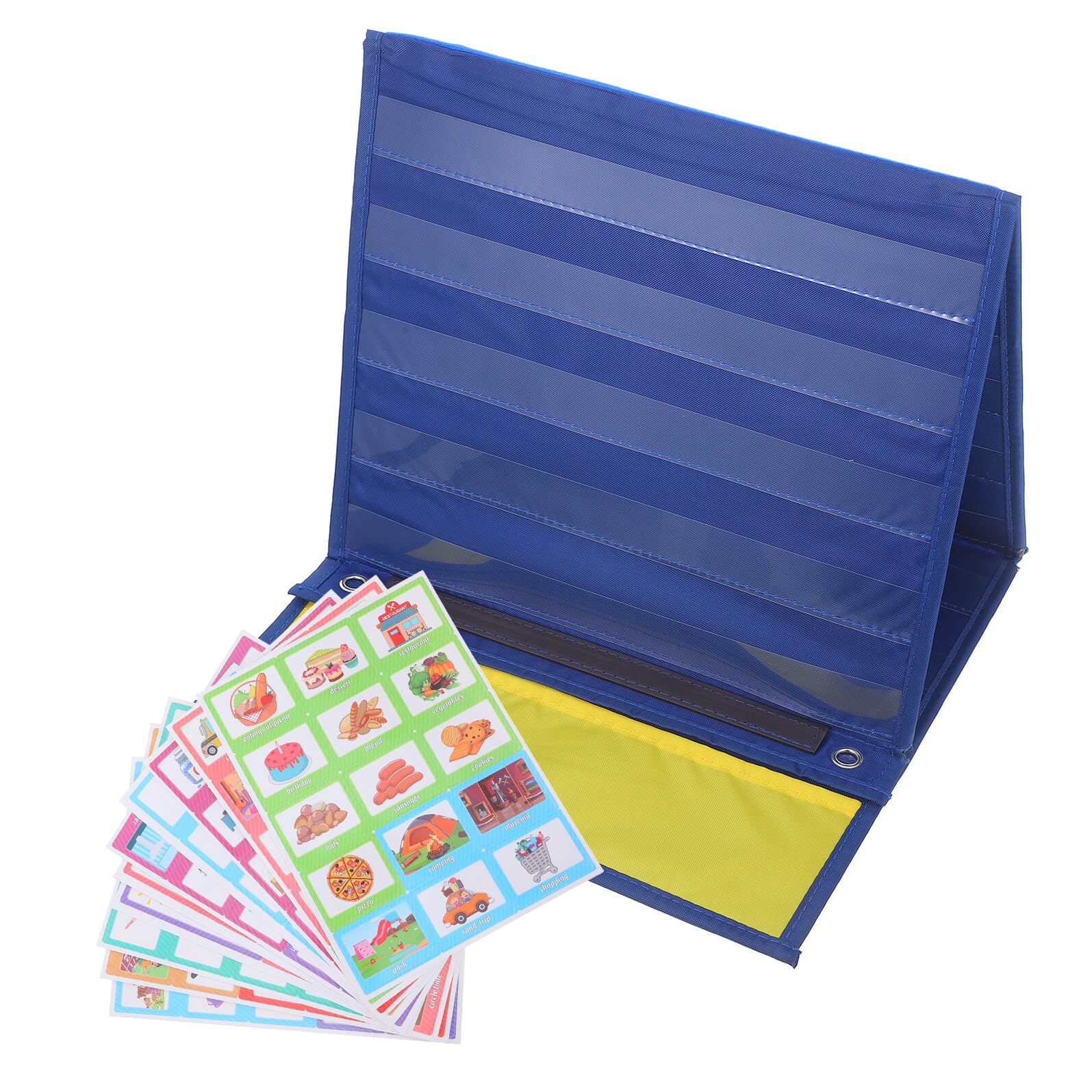 Cabilock Calendario Infantil Visual Azul para Tabla de Rutinas Diaria y Semanal Organizador de Tareas con Sistema de Recompensas para Establecer Hábitos y Horarios Casa o Escuela