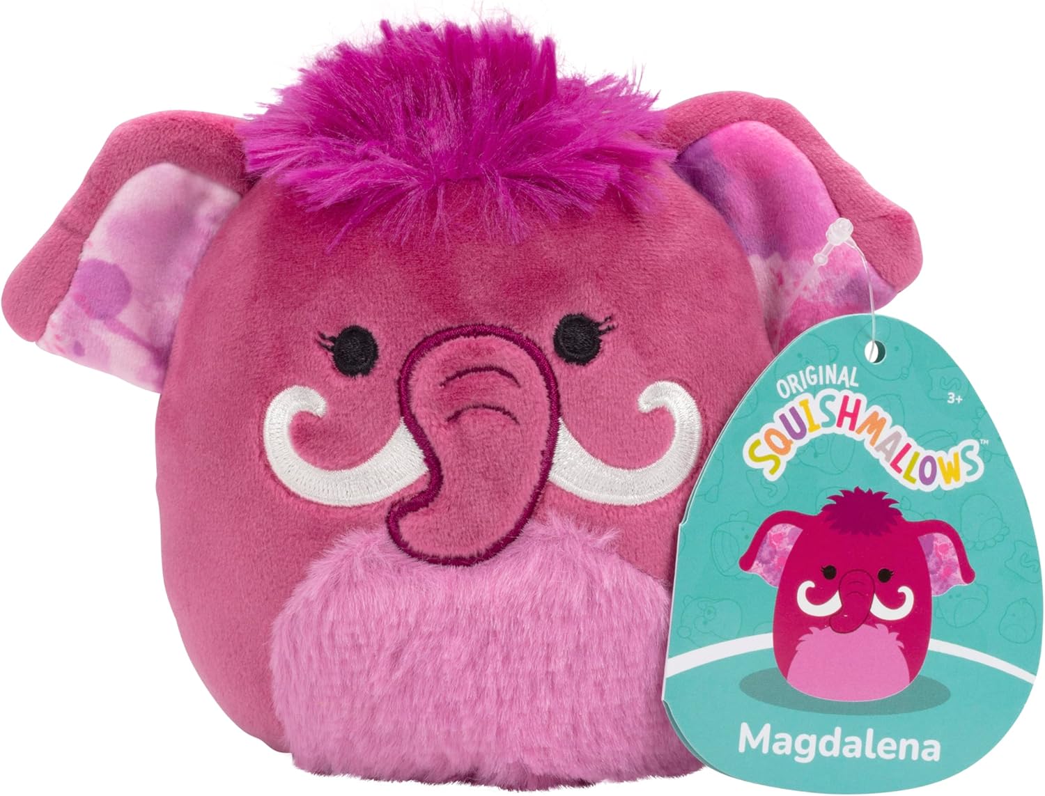 Squishmallows Original 5-Inch Magdalena The Mammoth - Official Jazwares Little Plush - Collectible Soft & Squishy Mini Stuffed Animal Toy - Stuffer Gift for Kids, Girls & Boys