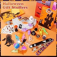 Vista 5 de 266 piezas de recuerdos de fiesta de Halloween para niños, juguetes de Halloween a granel para niños, bolsas de regalos de Halloween, rellenos