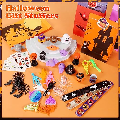 Miniatura 5 de 266 piezas de recuerdos de fiesta de Halloween para niños, juguetes de Halloween a granel para niños, bolsas de regalos de Halloween, rellenos de