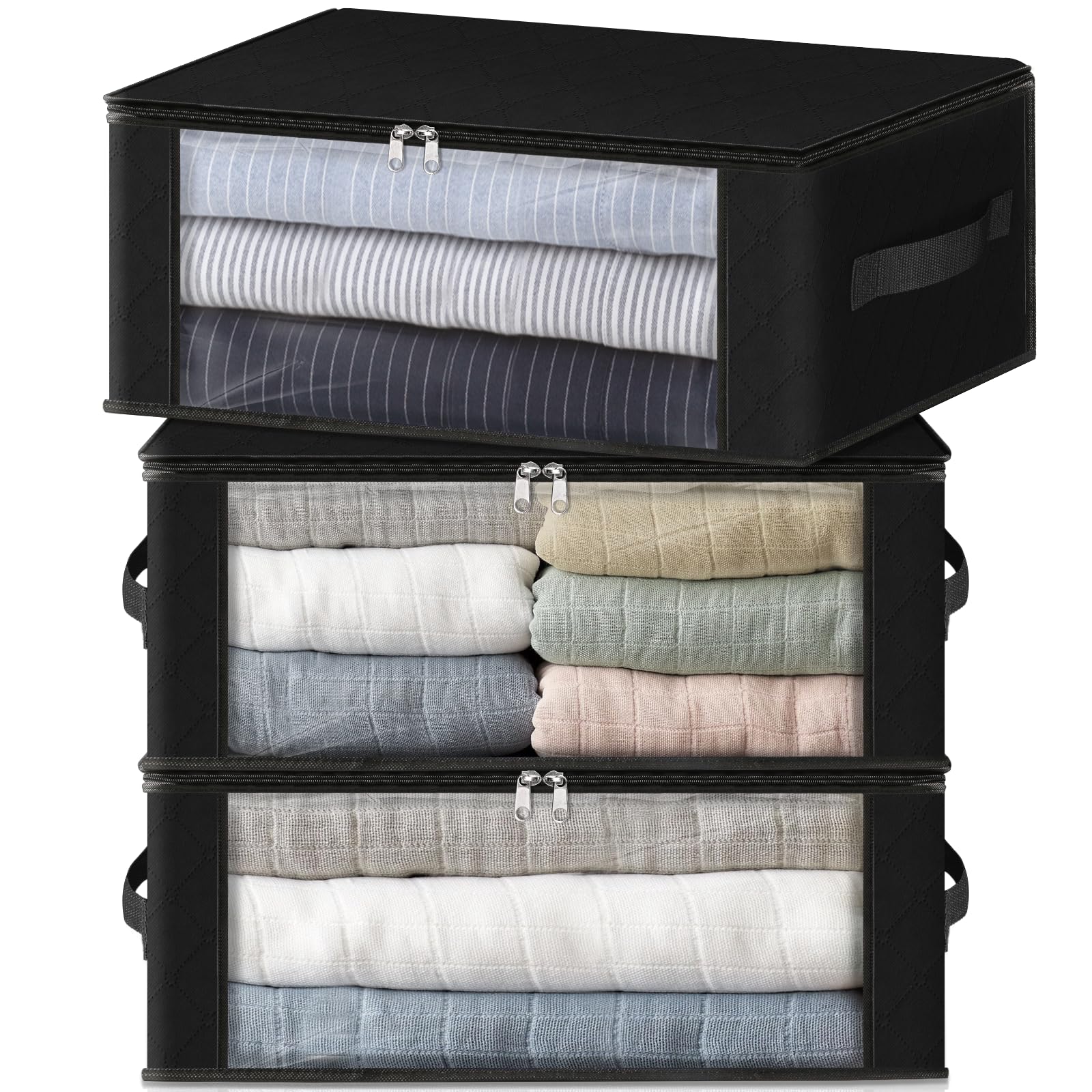 Caja de almacenamiento plegable para organizar el armario del dormitorio