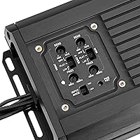 Vista 5 de NVX MVPA4 600W Total RMS 4-Channel Bridgeable Marine-V Series Micro Class D Compact Marine/Powersports/Motorcycle Amplifier IPX67 Waterproof