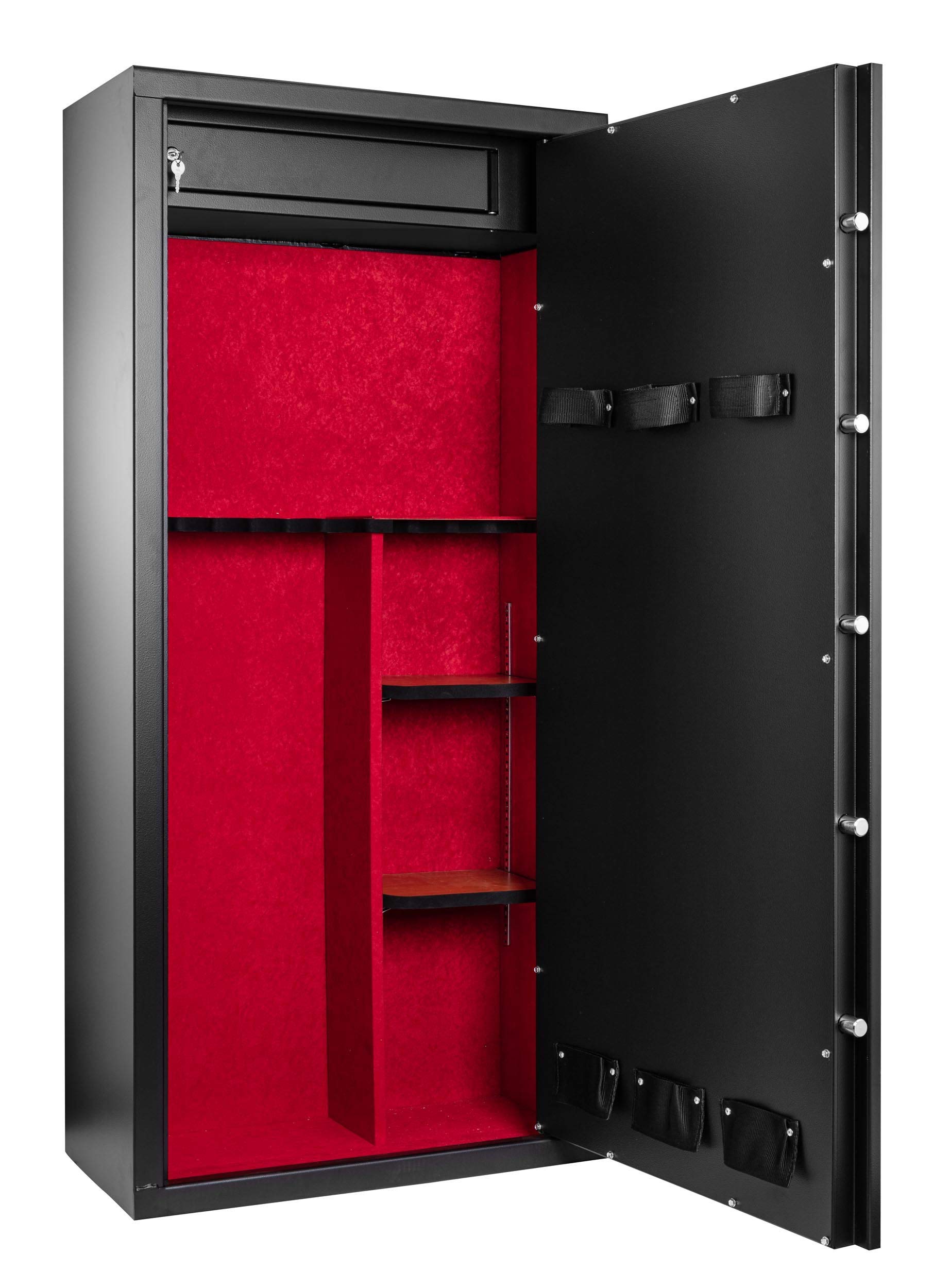 Rietti Armoire Forte modulable 14 Armes / 10 Armes + étagères
