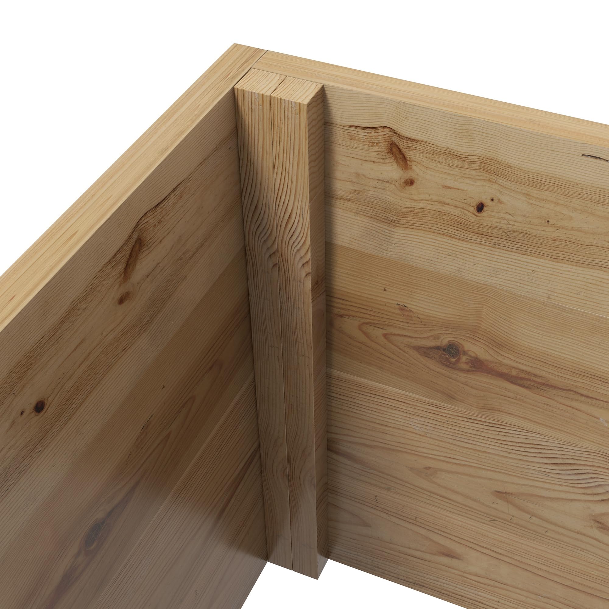 Outsunny Letto Rialzato per Orto con Traliccio e Pergola, Cassone per Orto e Giardino per Piante Rampicanti con Fondo Aperto, 160x55x183cm, Legno Naturale