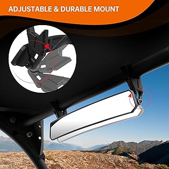 Amazon.com: CUSAUTV Rear View Mirror for Teryx KRX 1000, Wide