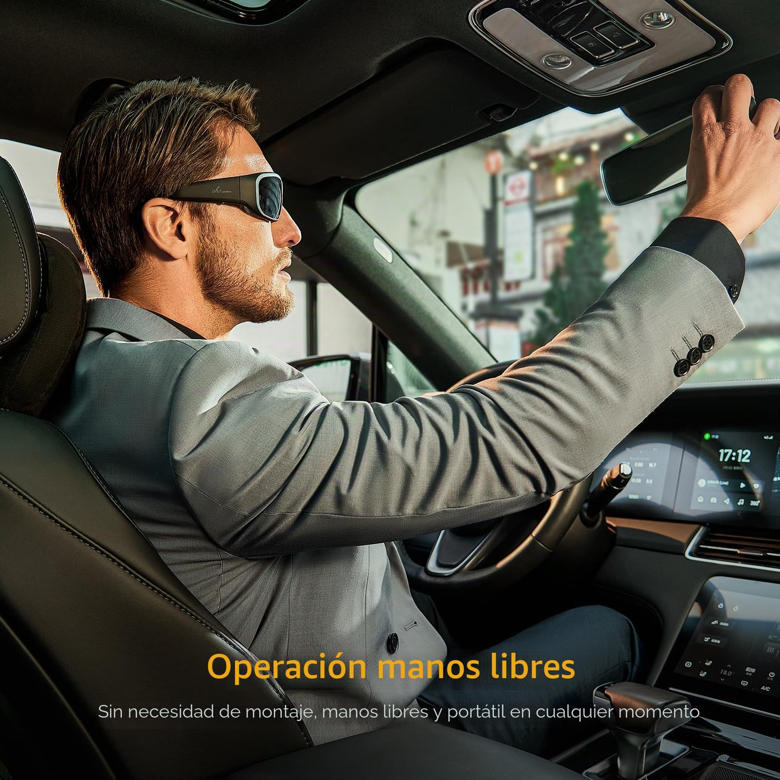 OhO Video Glasses Pro,24M Resolution H.265 Sports Sunglasses Camera with