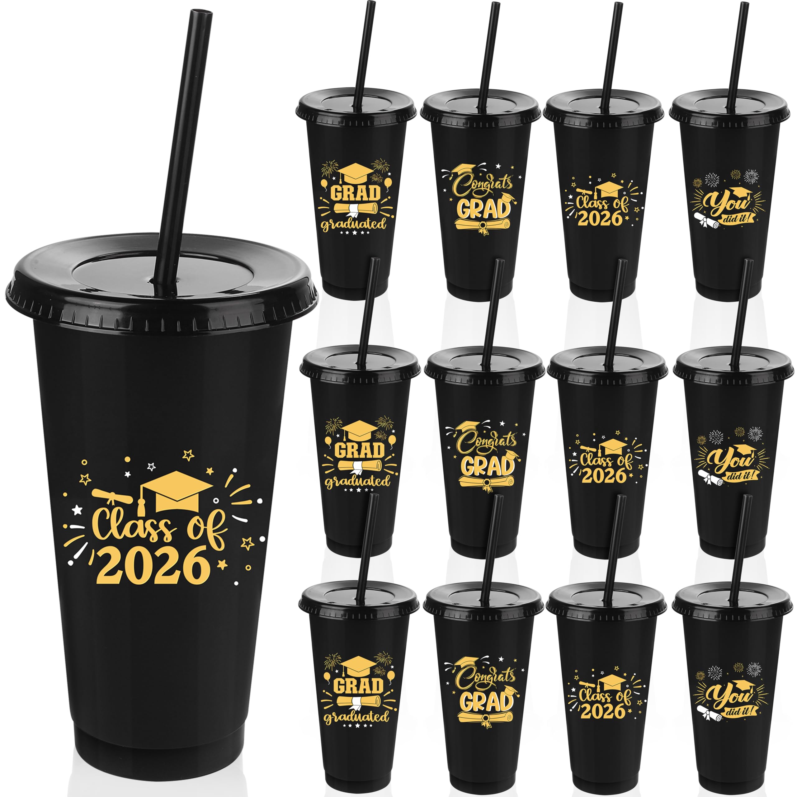 019 graduation tumblers 32 oz 32oz Glass Mug with Handle & Sleeve