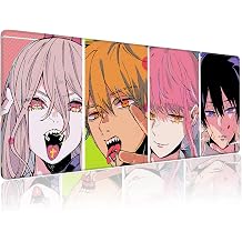 RGB Anime Mouse Pad, Water Resist Keyboard Pad,Mouse Pads with Non-Slip Rubber Base,Office Computer Key Board Mousepad Computer Keyboard Mousepads Mat 800 x 300mm / 31.511.8 inches 4