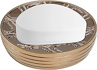 Vista 5 de Popular Bath Jabonera, colección de husillos, oro