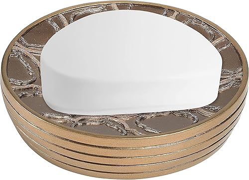 Miniatura 5 de Popular Bath Jabonera, colección de husillos, oro